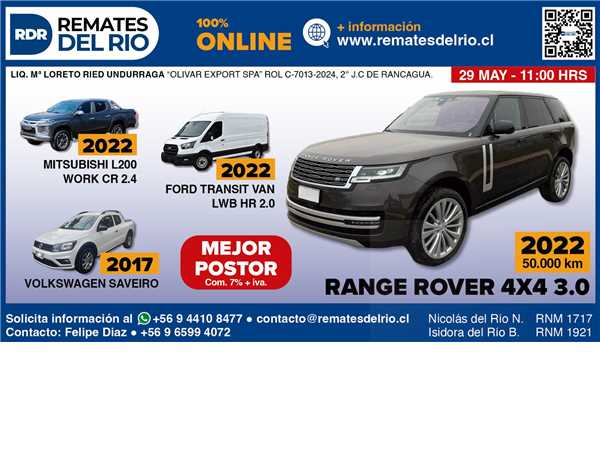 REMATE 29 DE MAYO 2025 11:00 HRS – BIENES