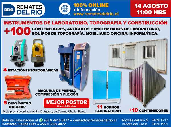 REMATE 14 DE AGOSTO 2025 11:00 HRS – BIENES