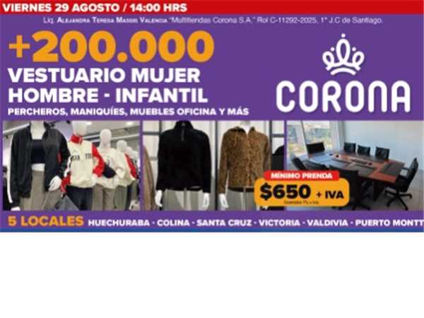REMATE 29 DE AGOSTO 2025 14:00 HRS – BIENES