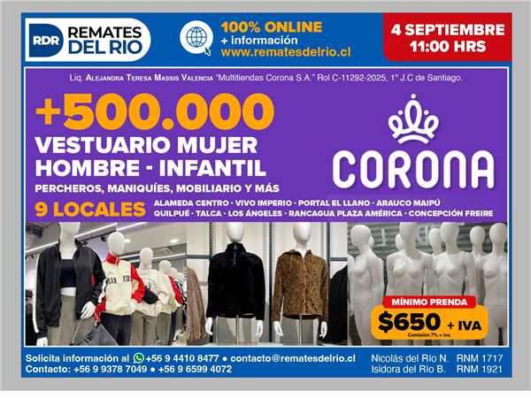 REMATE 04 DE SEPTIEMBRE 2025 11:00 HRS – BIENES