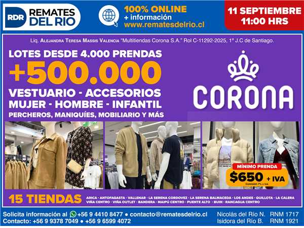 REMATE 11 DE SEPTIEMBRE 2025 11:00 HRS – BIENES