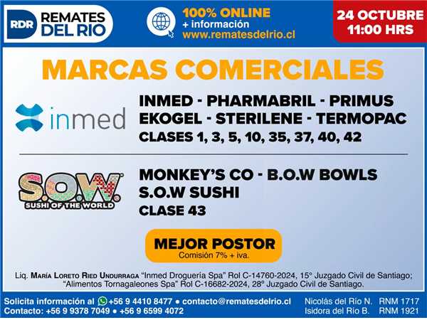 REMATE 24 DE OCTUBRE 2025 11:00 HRS – BIENES