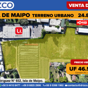 Venta Directa - Terreno Urbano de 24.800 m² en Isla de Maipo