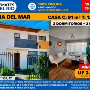 Remate - Casa en Viña del Mar