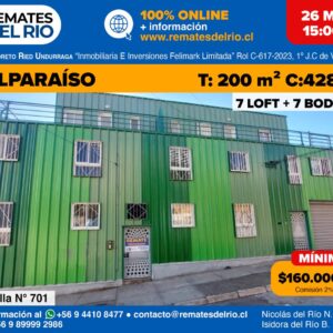 Remate - Gran Complejo De Lofts Valparaiso