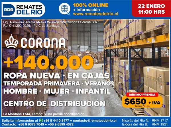 REMATE 22 DE ENERO 2026 11:00 HRS – BIENES