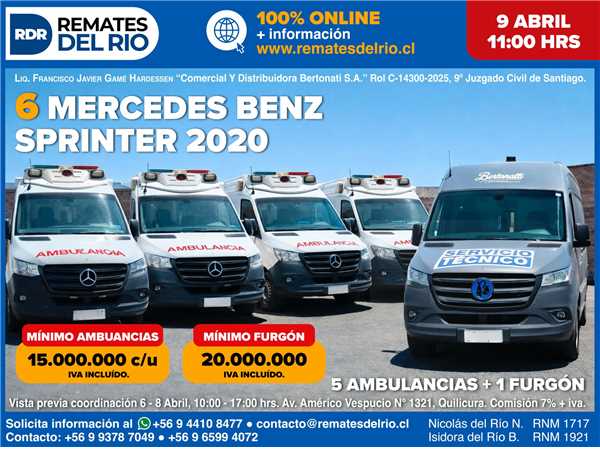 REMATE 09 DE ABRIL 2026 11:00 HRS – BIENES