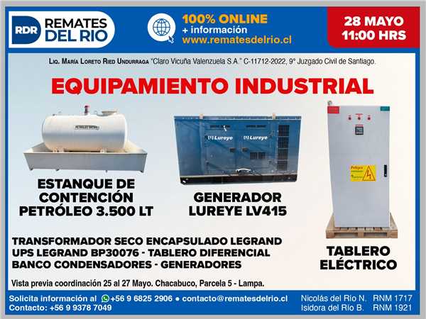 REMATE 28 DE MAYO 2026 11:00 HRS – BIENES