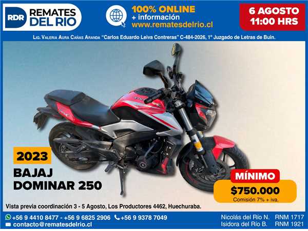 REMATE 06 DE AGOSTO 2026 11:00 HRS – BIENES