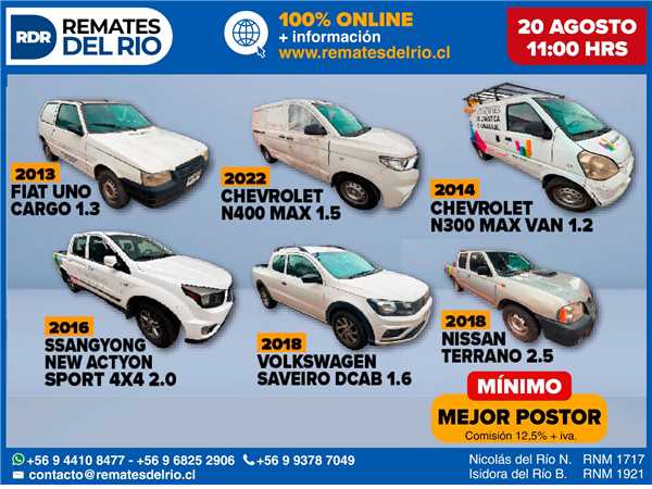 REMATE 20 DE AGOSTO 2026 11:00 HRS – BIENES